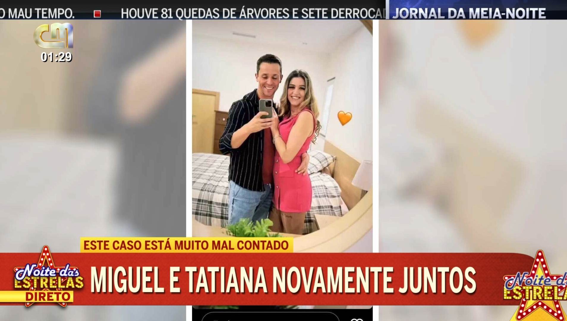 Triângulo amoroso Miguel Azevedo e Tatiana Lopes novamente juntos mas