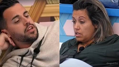 Ambiente tenso na 'casa' entre o casal Pedro Jorge e Marisa