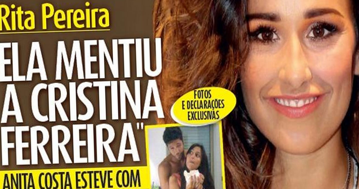 A Rita Pereira pelos vistos mentiu a Cristina Ferreira na entrevista que deu na edição deste mês da Revista Cristina.