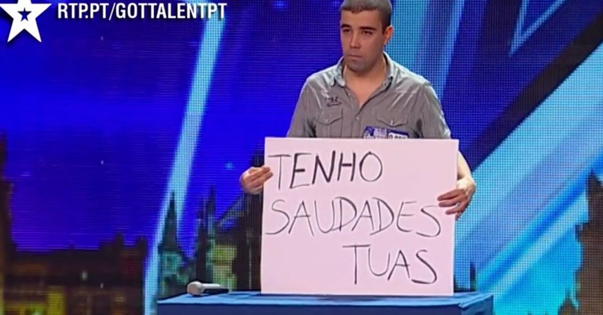 Atuação de Hugo Rosa no “Got Talent” foi o vídeo mais visto do Youtube em Portugal