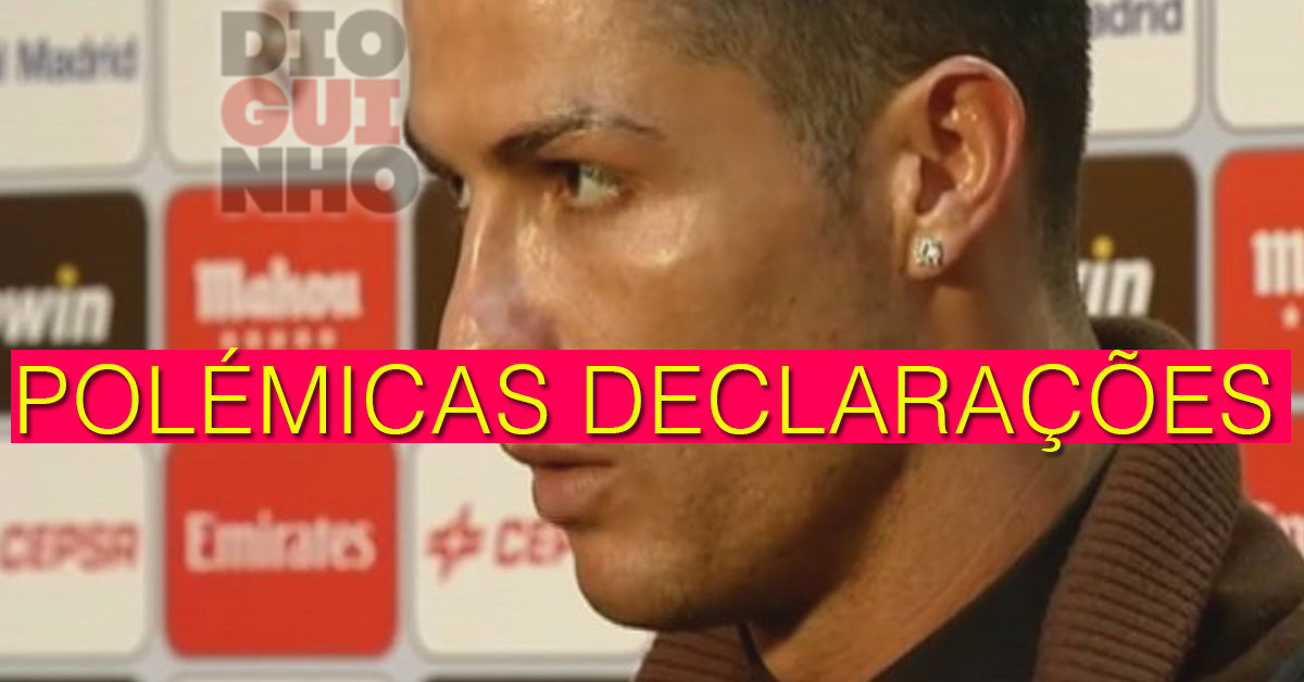 Declarações de Cristiano Ronaldo estão a motivar polémica