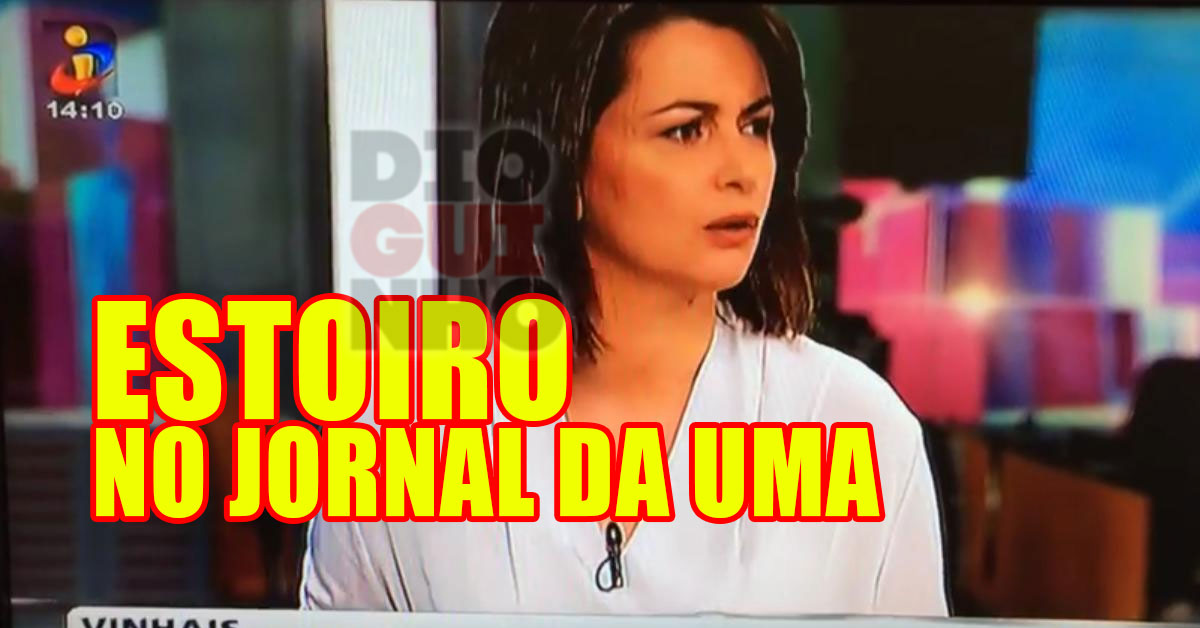 Explosão em direto na TVI - Jornal da Uma