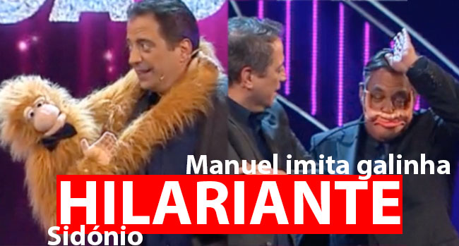 João Seabra trouxe o macaco Sidónio ao palco do Got Talent Portugal