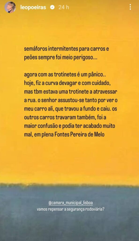 Leonor-Poeiras-incidente-rodoviário