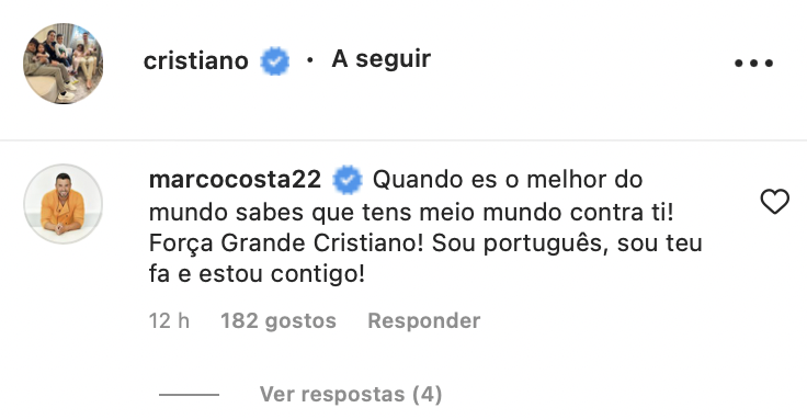 Marco-Costa-comentário-Cristiano-Ronaldo