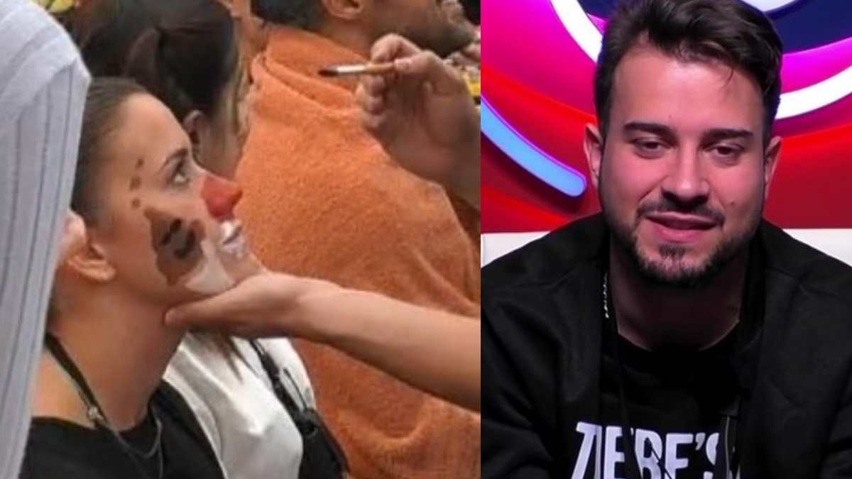 Big Brother. Coco e cornos no rosto da Joana Sobral por Francisco Monteiro
