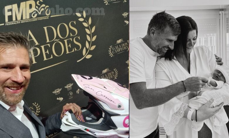 Pedro Bianchi Prata - Federação Motociclismo Portugal - Pedro Bianchi Prata vence prémio e deixa mensagem de amor e dedicatória ao filho e companheira