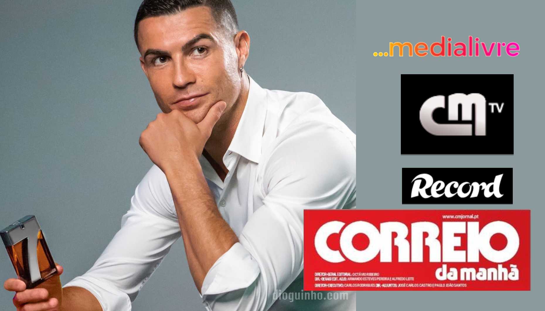 Cristiano Ronaldo é dono de 30% da CMTV e Correio da Manhã