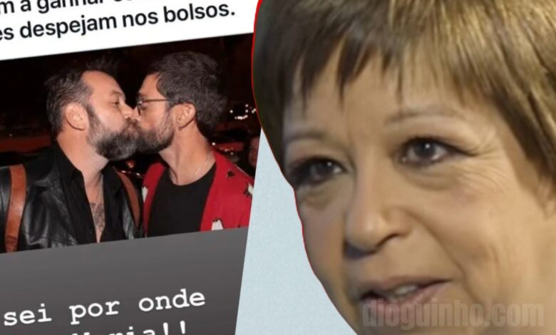 Após beijo de Ljubomir Stanisic e Diogo Amaral na boca, Maria Vieira responde, "Estas duas couves barbudas"