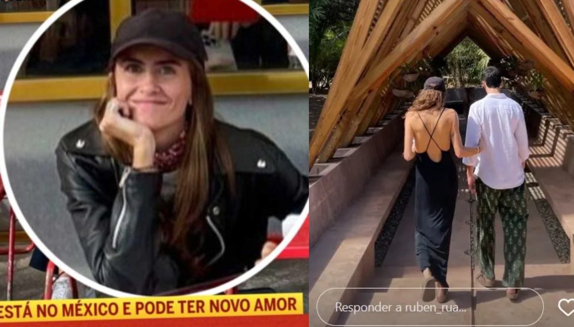 Kim Nader Revelada a identidade do novo 'amor' de Ruben Rua na viagem ao México