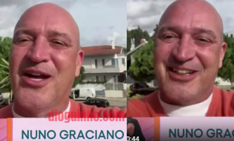 As últimas imagens de Nuno Graciano momentos antes do ataque cardíaco