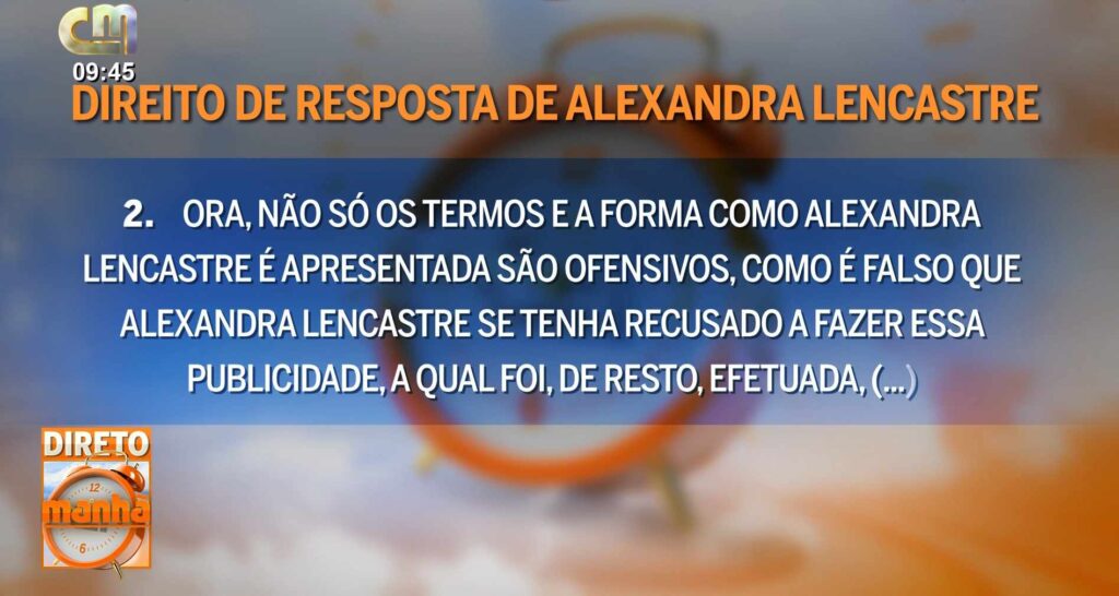 “Gravemente atingida na sua dignidade”: Alexandra Lencastre desmente Léo Caeiro!