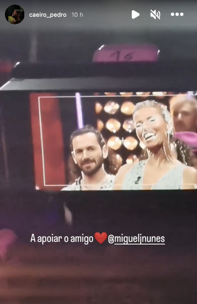 Dança com as Estrelas: Ator Pedro Caeiro apoia Miguel Nunes, mas ‘ignora’ ex-namorada?