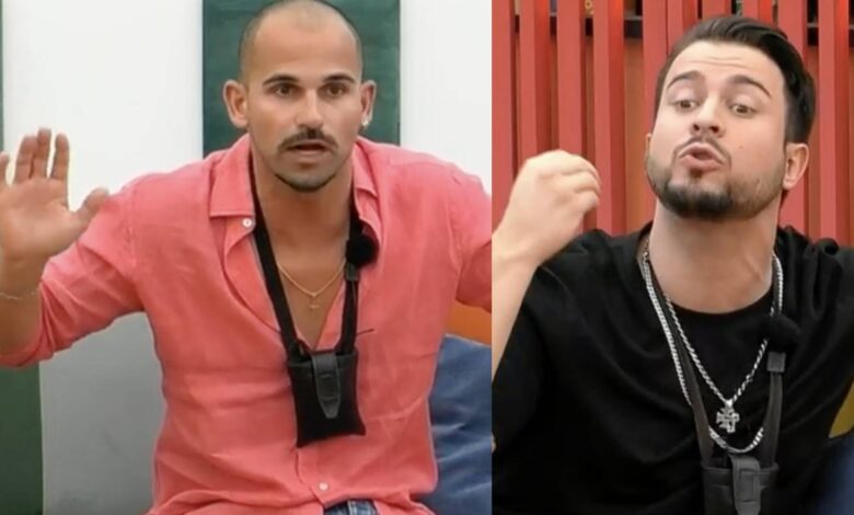 Big Brother - Desafio Final. Rafael Teixeira e Francisco Monteiro pegam-se: "Cresce e aparece!"