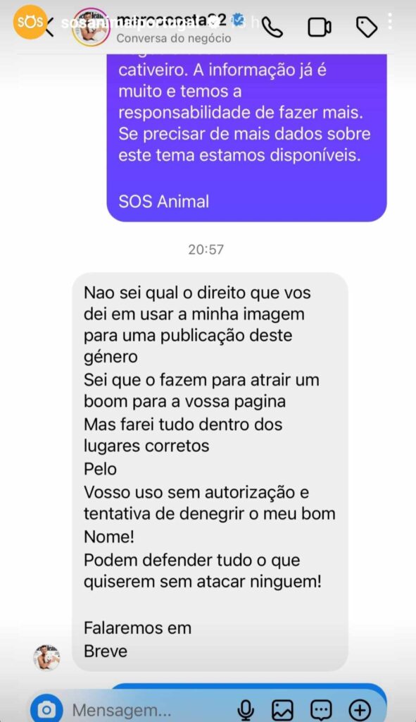 Marco Costa vai processar a SOS Animal: "tentativa de denegrir o meu bom nome"