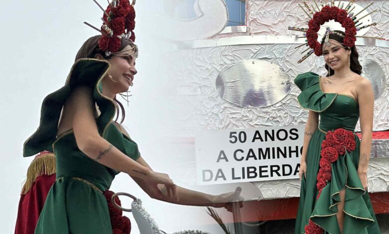 Bruna Gomes As primeiras imagens de Bruna Gomes como a Rainha do Carnaval da Figueira da Foz