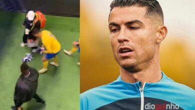 Cristiano Ronaldo - Al Hilal - Cristiano Ronaldo esfrega cachecol de adversário nas partes baixas