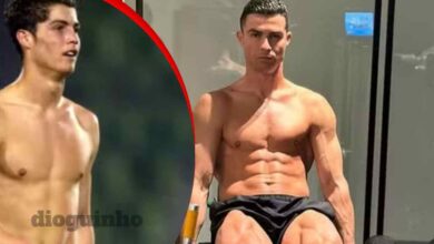 Cristiano Cristiano Ronaldo com corpo invejável aos 39 anos. As mudanças ao longo dos anos
