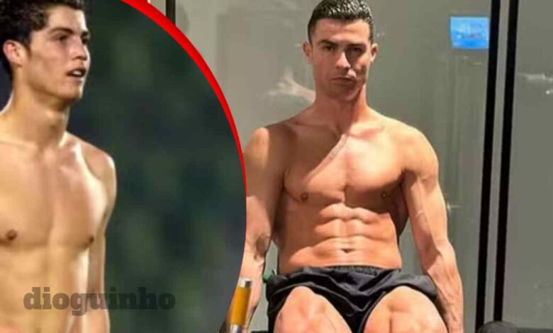 Cristiano Cristiano Ronaldo com corpo invejável aos 39 anos. As mudanças ao longo dos anos