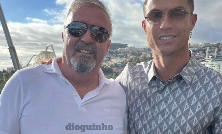 Padrasto de Cristiano Ronaldo festeja aniversário "Parabéns, campeão. Forte abraço".