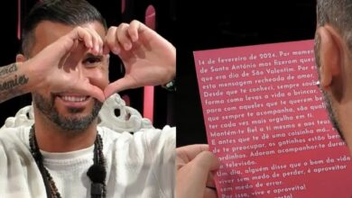 Big Brother - Desafio Final: Bruno Savate recebe carta da namorada