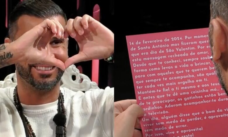 Big Brother - Desafio Final: Bruno Savate recebe carta da namorada
