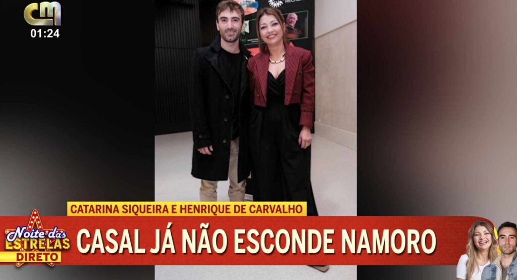 Já é oficial! Catarina Siqueira namora com neto de Ruy de Carvalho