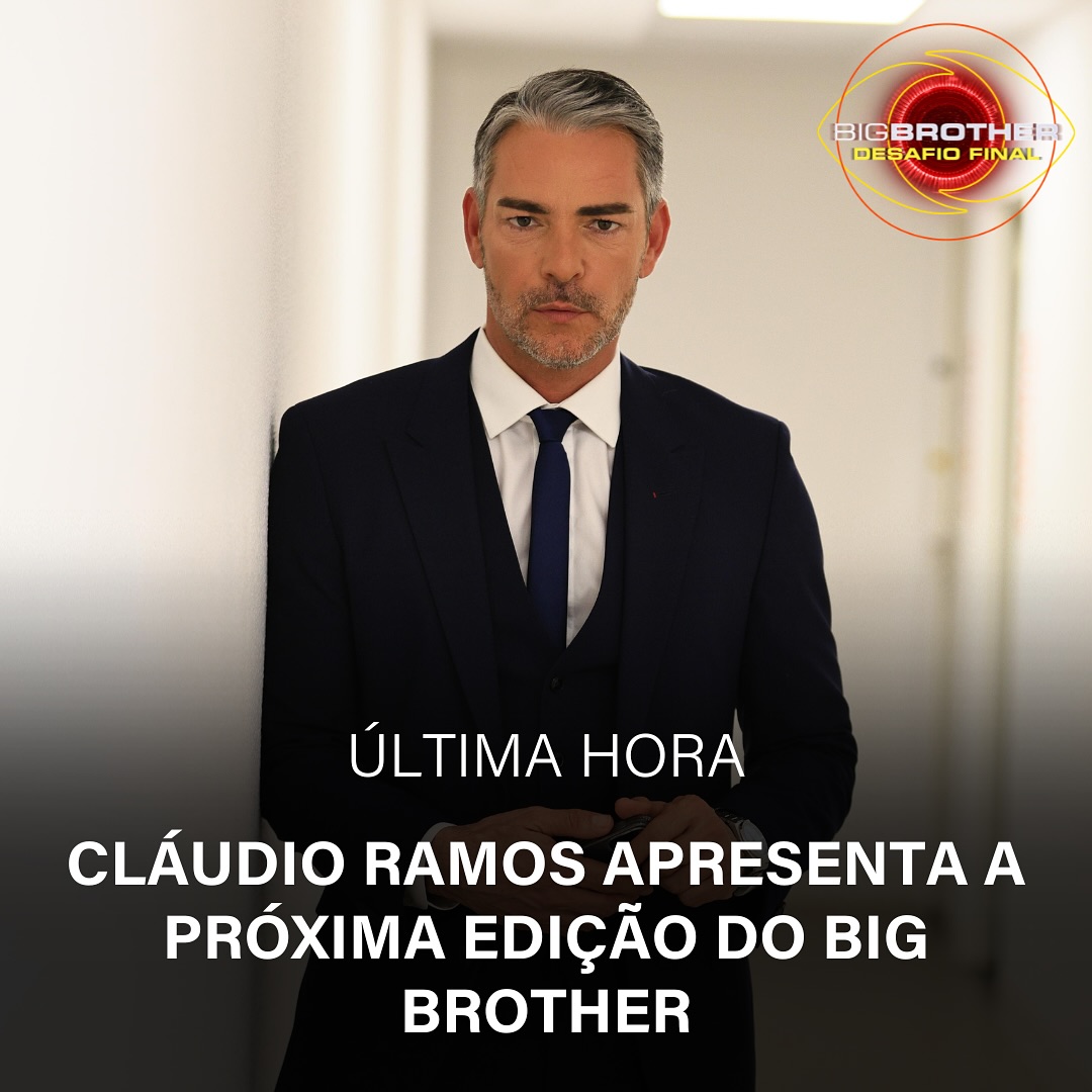 Big Brother 2024: Cláudio Ramos reage ao anúncio oficial