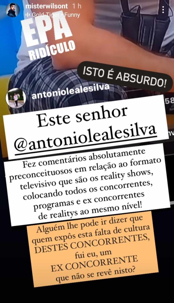 Wilson Teixeira indignado com António Leal e Silva