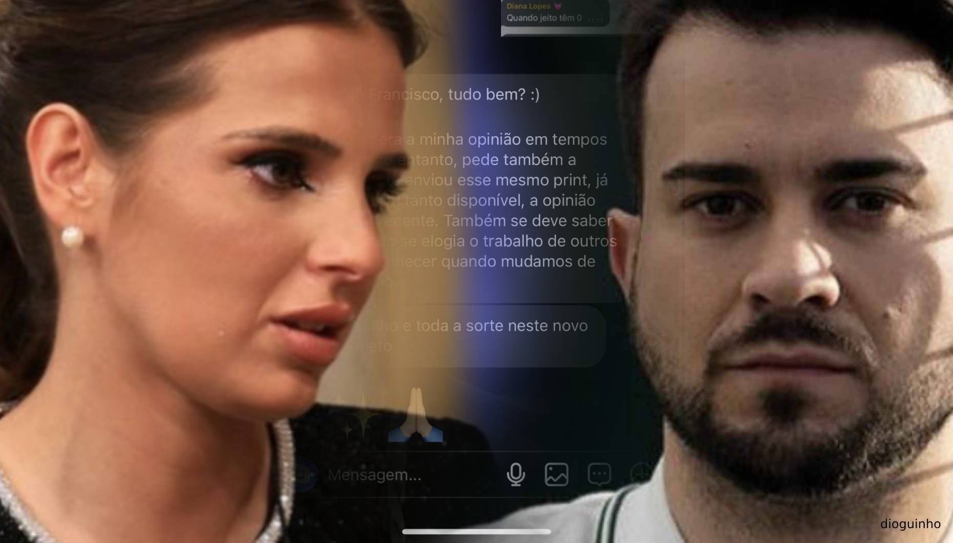 Francisco Montero exposes a private message from Diana Lopez with a “outburst”