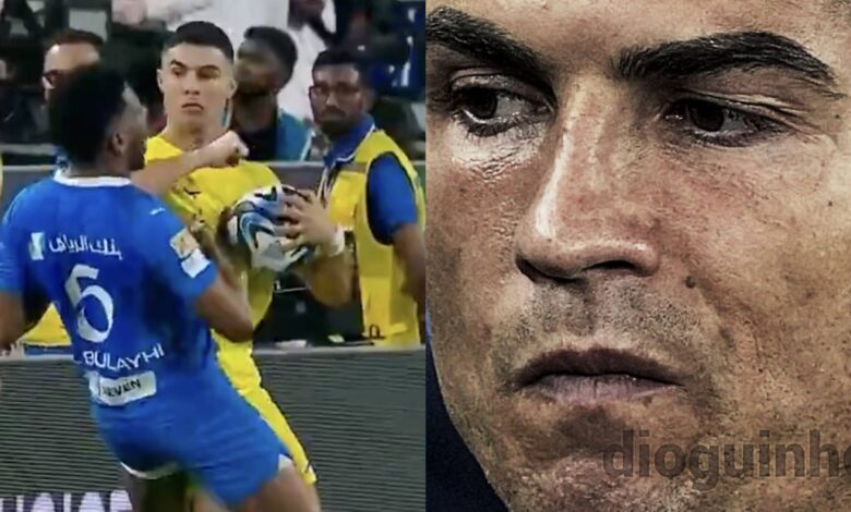 Que bronca! Cristiano Ronaldo expulso na derrota frente a Jorge Jesus