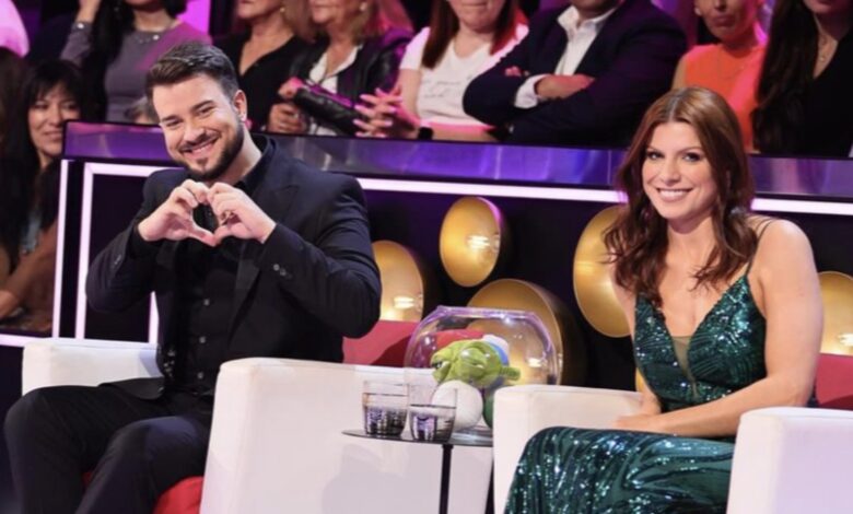 Francisco Monteiro e Márcia Soares numa gala do "Big Brother 2024" (TVI)
