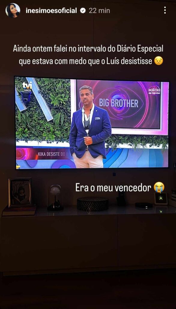 Comentadores do Big Brother reagem à desistência de Luís Fonseca