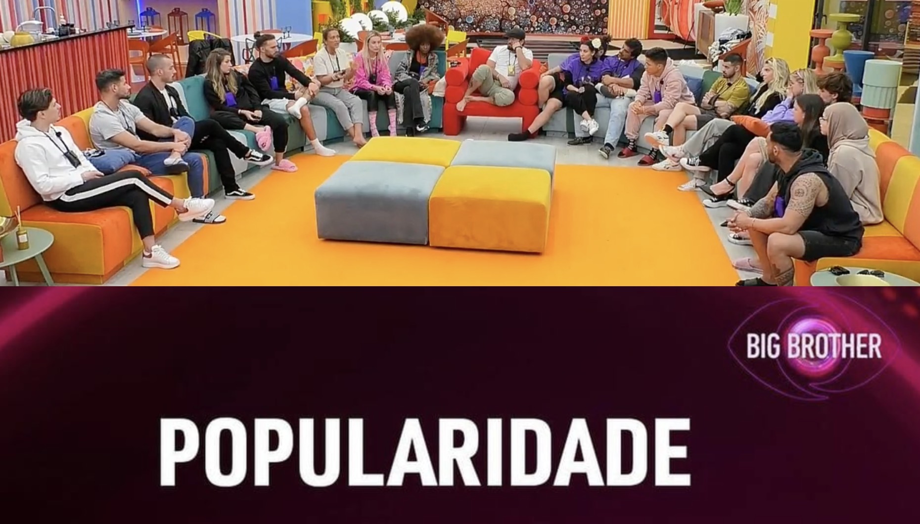 Ranking de popularidade do Big Brother 2024: Catarina Miranda cada vez mais destacada.