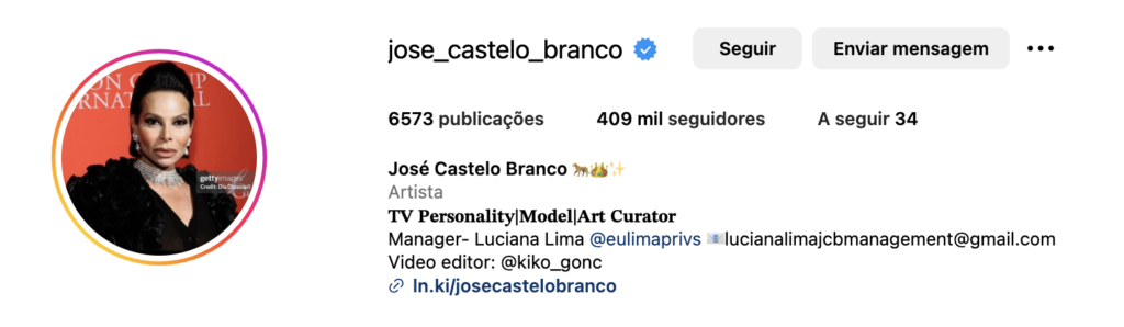 José Castelo Branco ganha milhares de seguidores após bronca