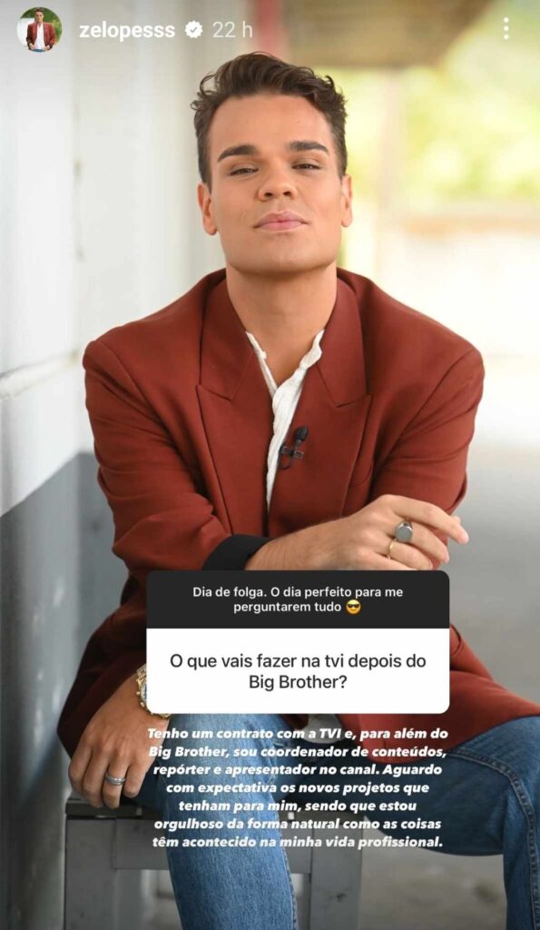 Zé Lopes questionado sobre o seu futuro na TVI após o "Big Brother"
