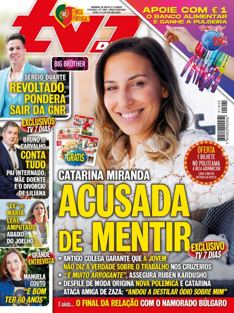 Capa de revista! Catarina Miranda do Big Brother acusada de mentir