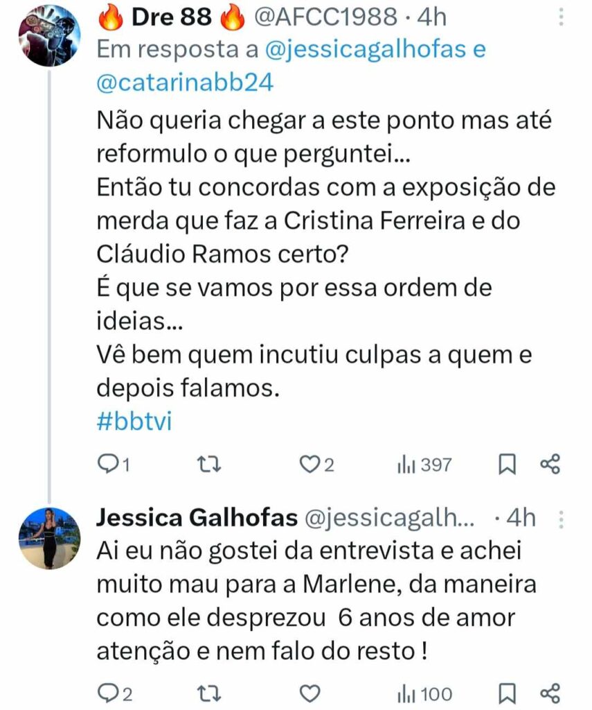 Catarina Miranda ameaçou Daniel Pereira e Margarida Castro e Jéssica Galhofas passou-se!