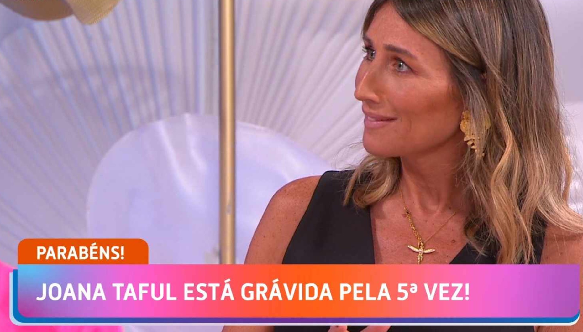 Anúncio em direto! Joana Taful está grávida pela 5ª vez