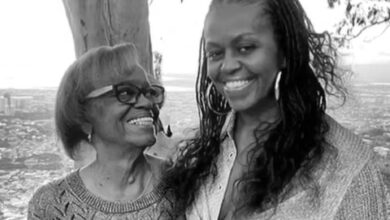 Michelle Obama de luto pela morte da mãe