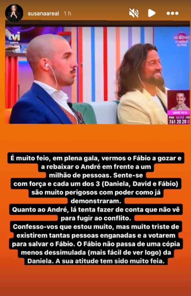 Fábio Caçador "não passa de uma cópia menos dissimulada da Daniela" - Big Brother