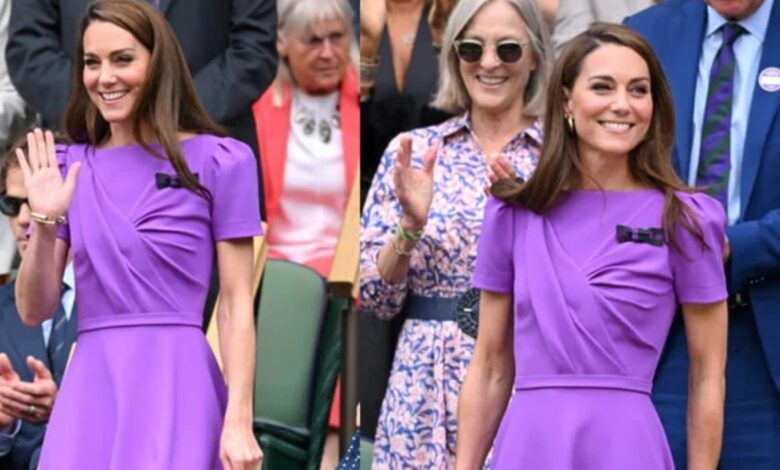 Kate Middleton recebe um apoio emocionante em Wimbledon
