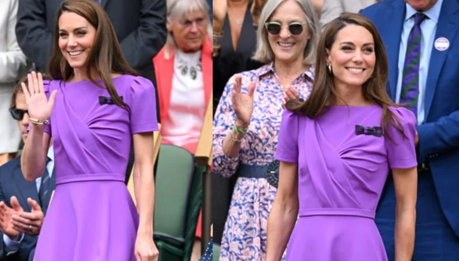 Kate Middleton recebe um apoio emocionante em Wimbledon