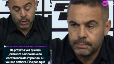 Treinador português Artur Jorge 'passou-se' com jornalista e foi embora
