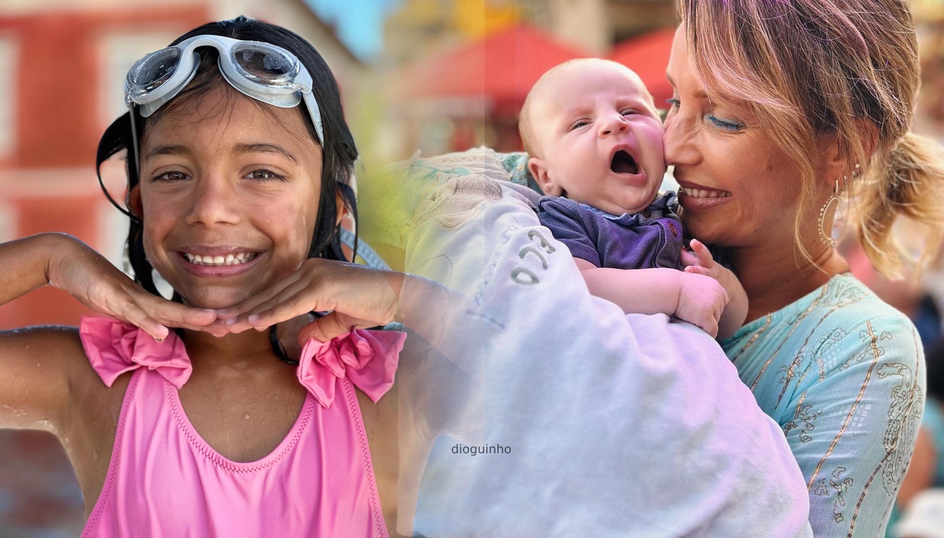Luciana Abreu com mensagem de amor à filha "A minha Valentine é, um furacão de força, valentia e amor."