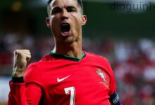 Cristiano Ronaldo em momento «caricato» e supersticioso no aquecimento diante a Eslovénia