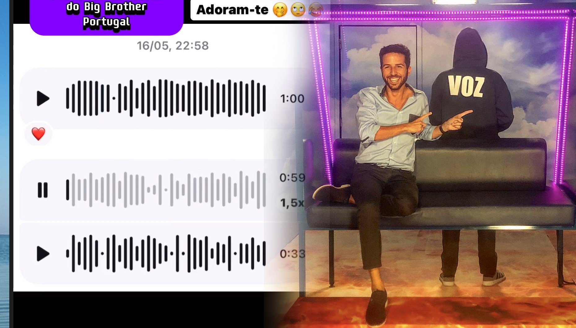 ESCÂNDALO! VOZ Big Brother insultava Catarina Miranda e Vina Ribeiro "put** de mer***!"