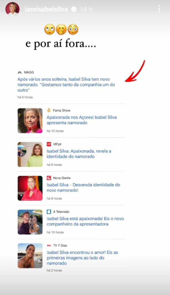 Isabel Silva tem novo namorado? Apresentadora reage às notícias e esclarece tudo!