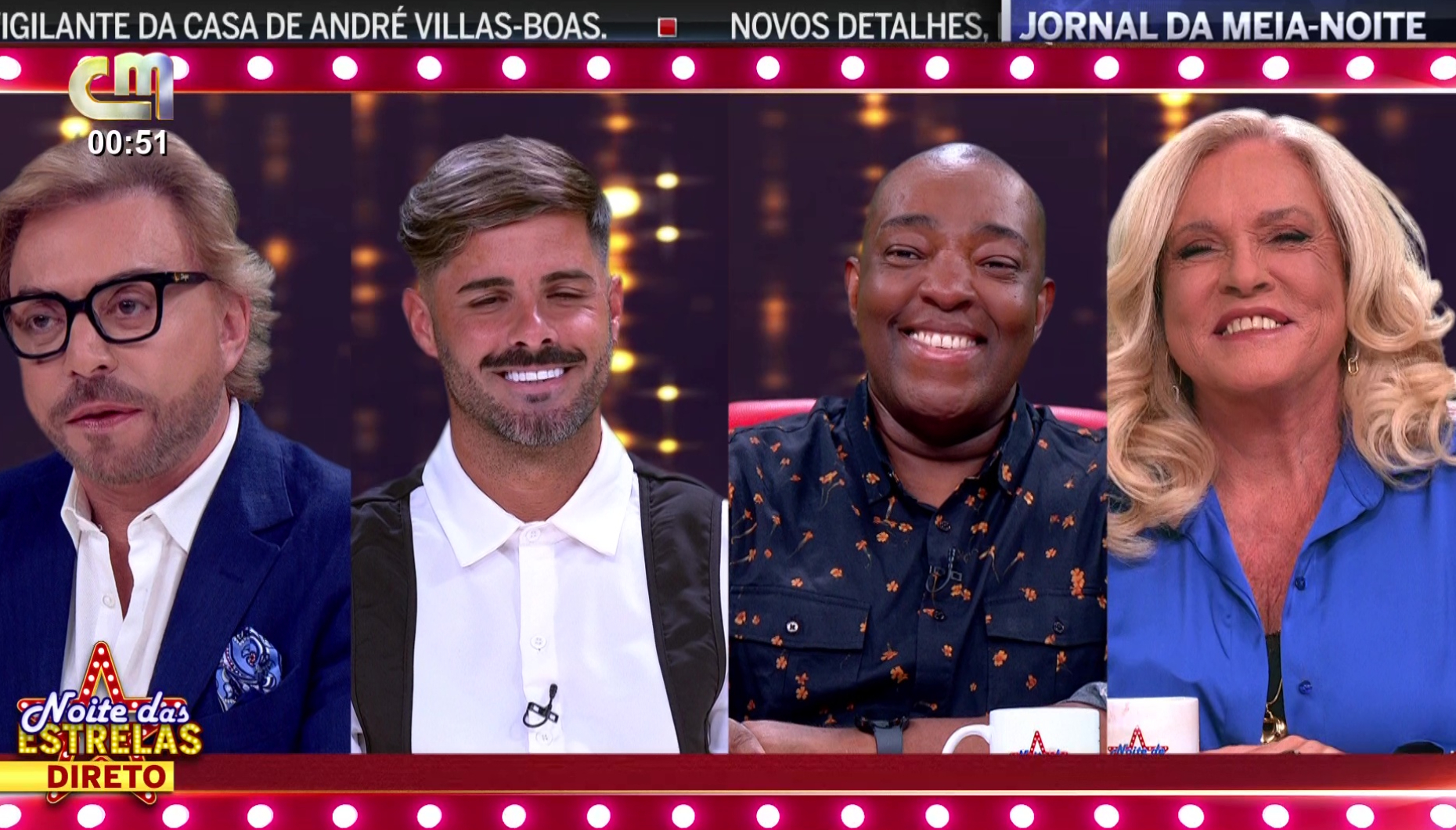 Duarte Siopa, Rui Pedro Figueiredo, Daniel Nascimento e Teresa Guilherme - Noite das Estrelas