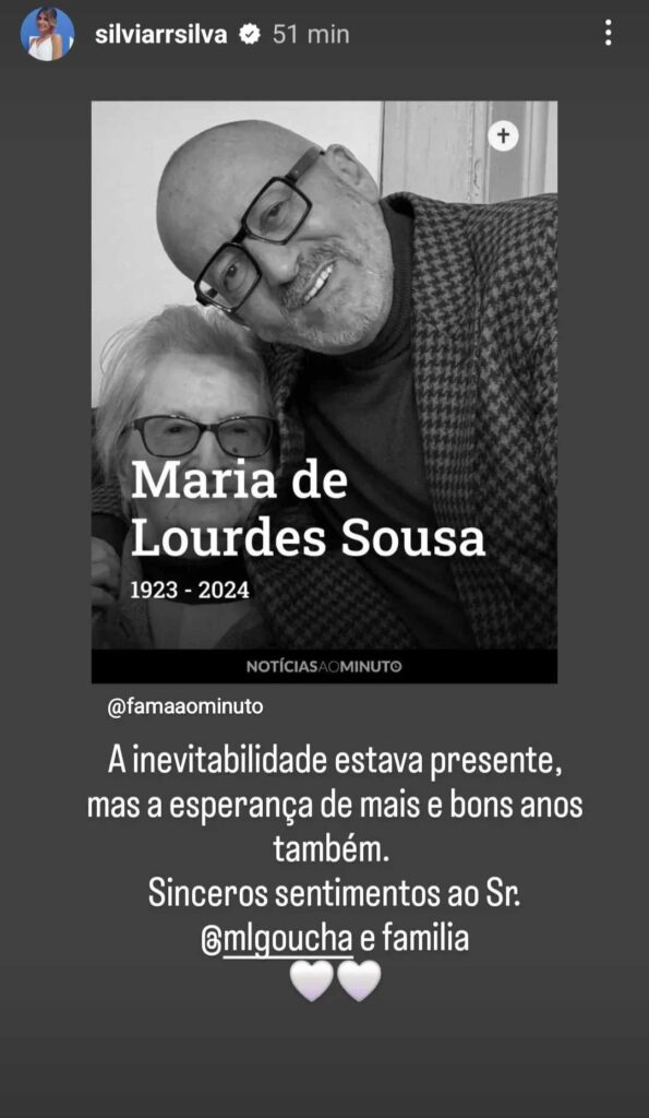 Ex-concorrente do Big Brother deixa mensagem a Manuel Luís Goucha após morte da mãe